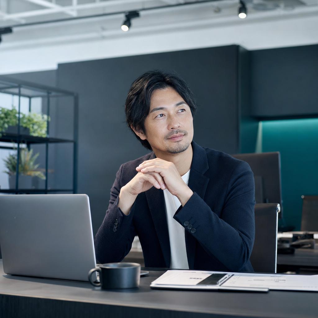 Web制作会社代表のイメージ
